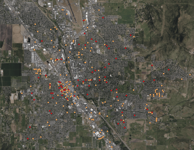 Crosswalk score 1 or 2